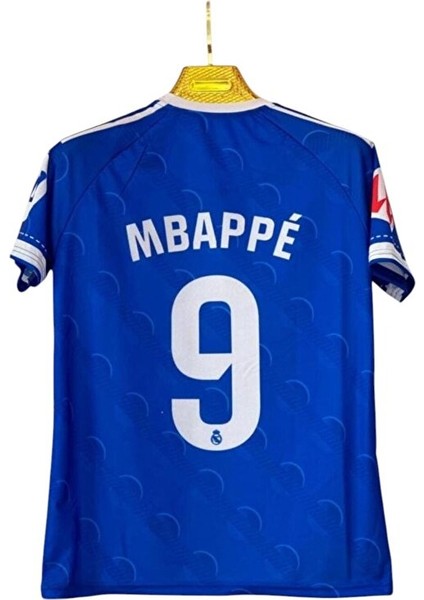 Real Madrid 2025/26 Yeni Sezon Kylian Mbappe Deplasman Forması (Mavi)