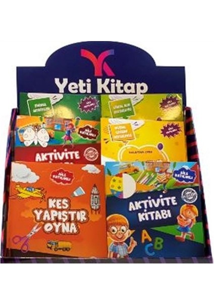 Yeti Etkinlik Kitapları Standı (120 Kitap - 10 Çeşit)