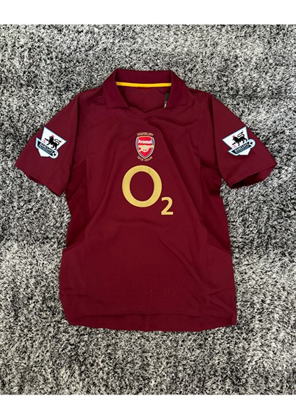 Efsane Henry 14 Arsenal Nostalji Futbol Forması Hava Alabilen Özel Forma Kumaşı