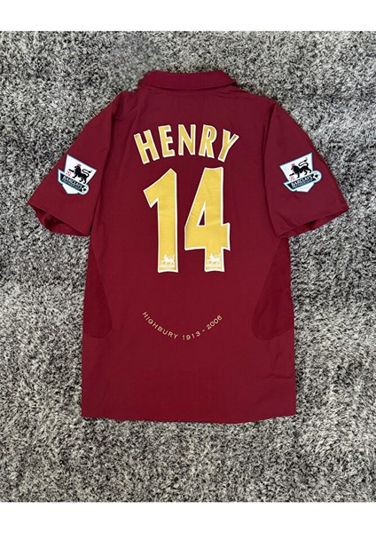 Efsane Henry 14 Arsenal Nostalji Futbol Forması Hava Alabilen Özel Forma Kumaşı fiyatları