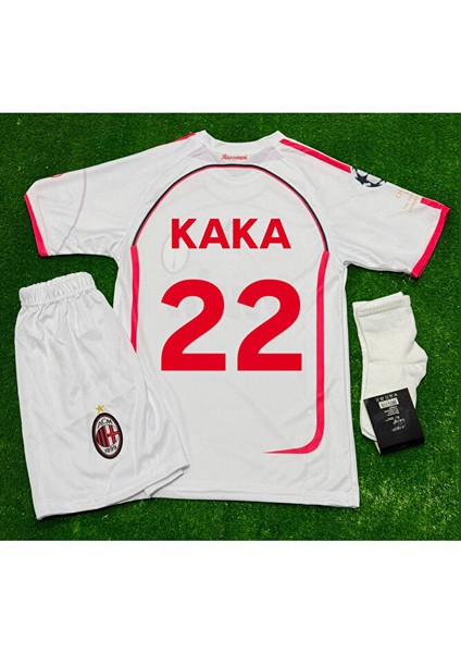 Milan 2007 Deplasman Kaka Çocuk Forması 4 Lü Set