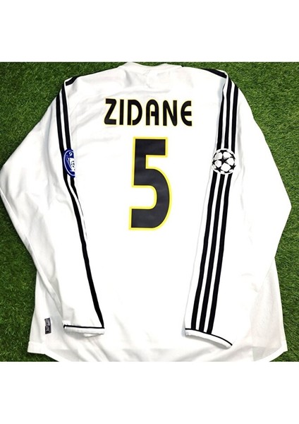 Real Madrid 2003/04 Iç Saha Uzun Kol Simens Z.i.d.a.n.e. Yetişkin Cforması