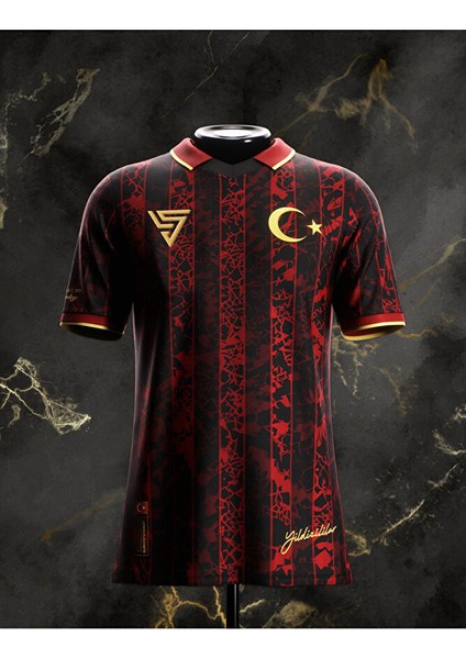 Türkiye The Yıldızlılar Özel Tasarım Futbol Forması Nefes Alabilen Polyester Forma Halısaha Forması