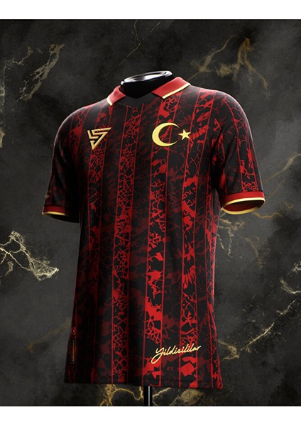 Türkiye The Yıldızlılar Özel Tasarım Futbol Forması Nefes Alabilen Polyester Forma Halısaha Forması modelleri