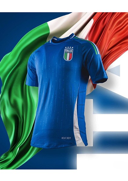 Italya Milli Takım Futbol Forması Mavi Özel Forma Kumaşı
