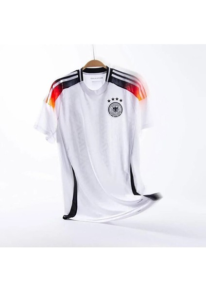 Almanya Euro 24/25 Yeni Sezon Milli Takım Futbol Forması Beyaz Özel Forma Kumaşı