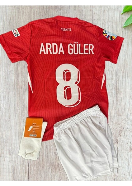 Türkiye Euro 2024 A.r.d.a-G.ü.l.e.r 8 Numara Çocuk Forması 4'lü Set 4589