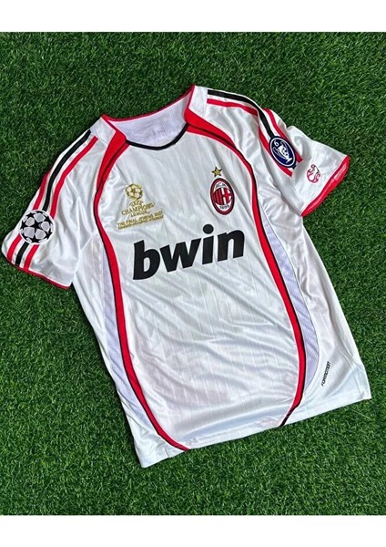 Efsane Milan Kaka 22 Retro Beyaz Futbol Forması Hava Alabilen Özel Forma Kumaşı fırsatları