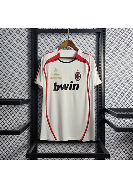 Maldini Efsane Milan Beyaz Renk Özel Tasarım Retro Forma / Maldini Nostalji Forma Ozan Spor