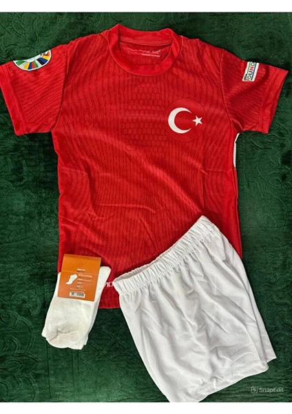 Türkiye Milli Takım Çocuk Futbol Forması Kırmızı Hava Alabilen Polyester Kumaş Halısaha Forması indirimleri