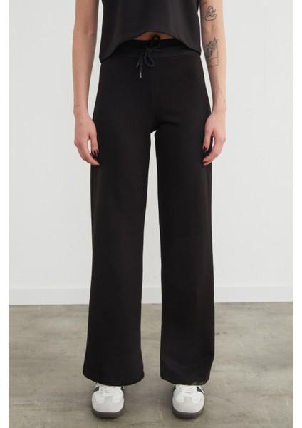 3 Iplik Beli Bağlamalı Palazzo Eşofman Altı fiyatları