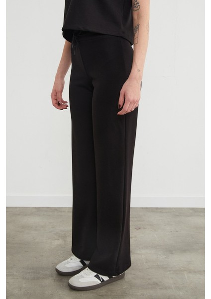 3 Iplik Beli Bağlamalı Palazzo Eşofman Altı indirimleri