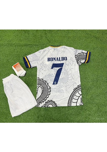 Ronaldo R.madridd Yeni Çocuk Futbol Forması, Özel Tasarım Nefes Alan Polyester Halısaha Forması modelleri