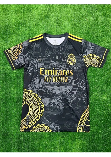 R.madrid Dragon Futbol Forması Nefes Alabilen Polyester Kumaş Halısaha Forması modelleri