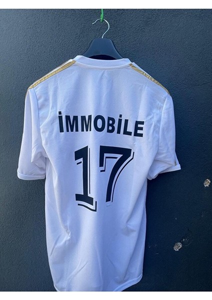 Italya Imobille 125 Yıl. Özel Beyaz Beyaz Retro Forması