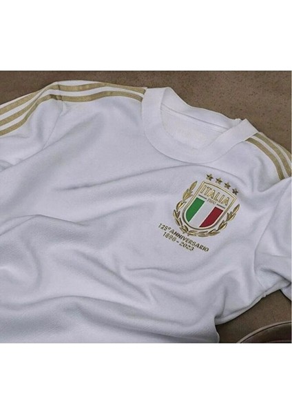 Italya Imobille 125 Yıl. Özel Beyaz Beyaz Retro Forması modelleri