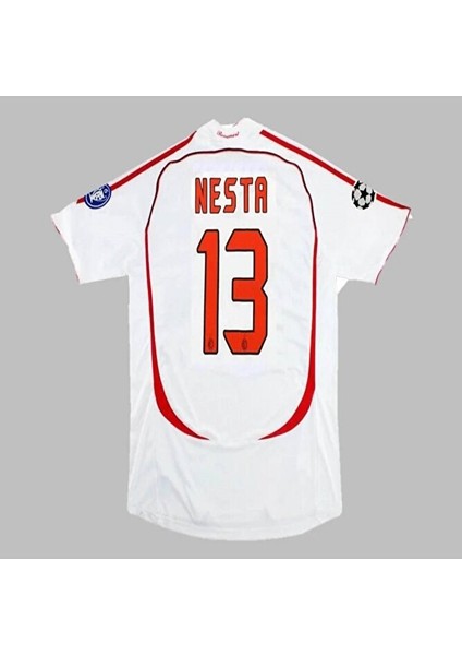 Ac Mılan 2006/07 Beyaz Kısa Kol [ Nesta ] Yetişkin Forması