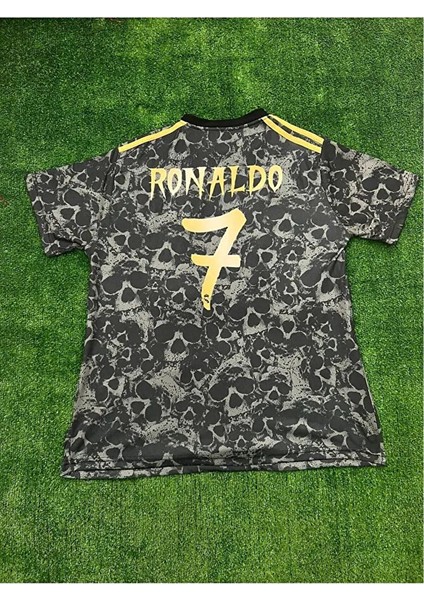 Cristiano Ronaldo Real Madrid Özel Tasarım Kuru Kafa Temalı Özel Madrid Forması