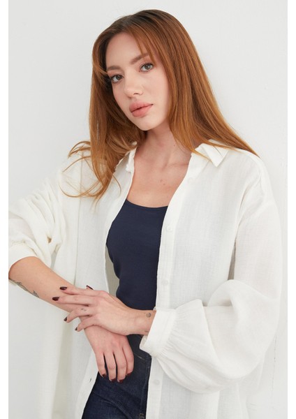 Basic Oversize Gömlek indirimleri