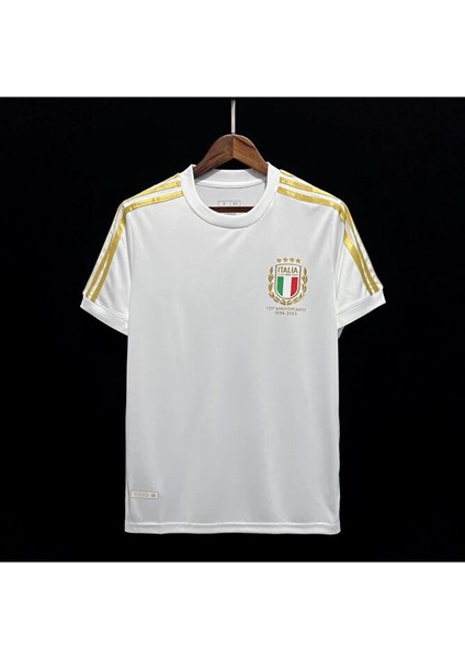 Italy 125TH Anniversary Special Design Football Jersey Özel Forma Kumaşı