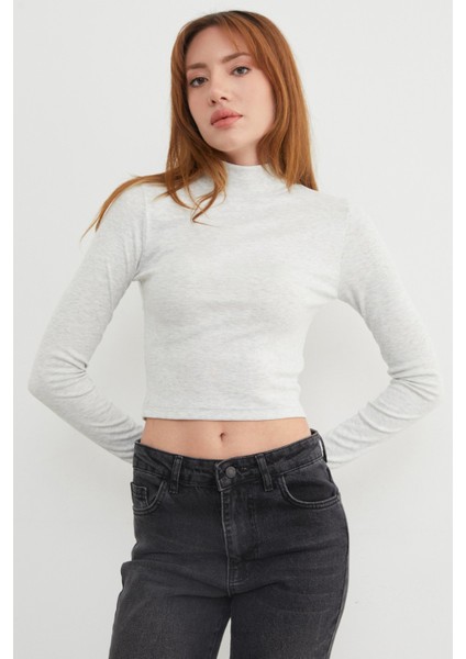 Basic Yarım Balıkçı Yaka Crop Body fırsatları