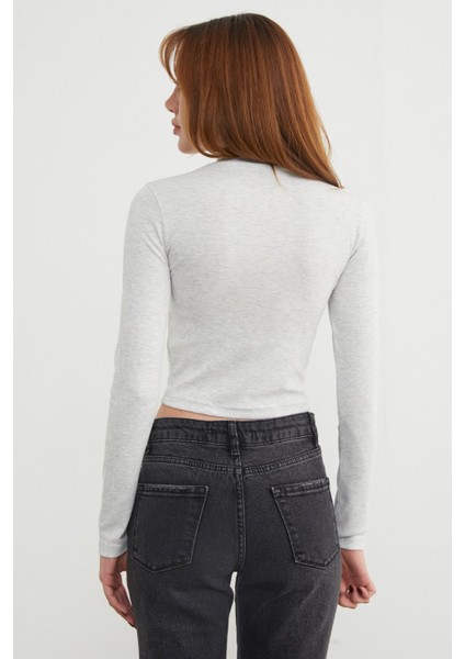 Basic Yarım Balıkçı Yaka Crop Body indirimleri