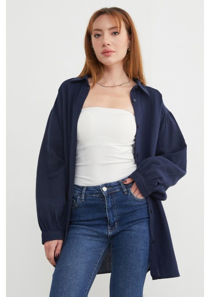 Basic Oversize Gömlek