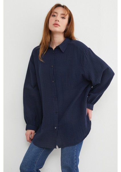 Basic Oversize Gömlek
