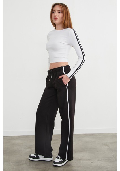 Yanı Biyeli Cepli Bol Paça Eşofman Altı fırsatları