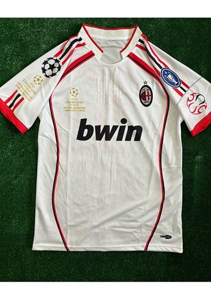 A.c Milan Inzaghi Retro Beyaz Futbol Forması Hava Alabilen Özel Forma Kumaşı fiyatları