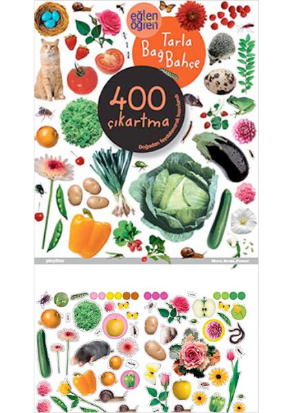 Eğlen Öğren - Tarla Bağ Bahçe 400 Çıkartma