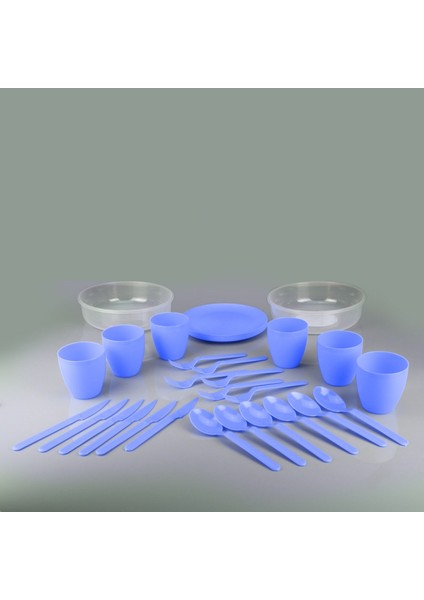 Piknik Seti 6 Kişilik Çantalı 32 Parça