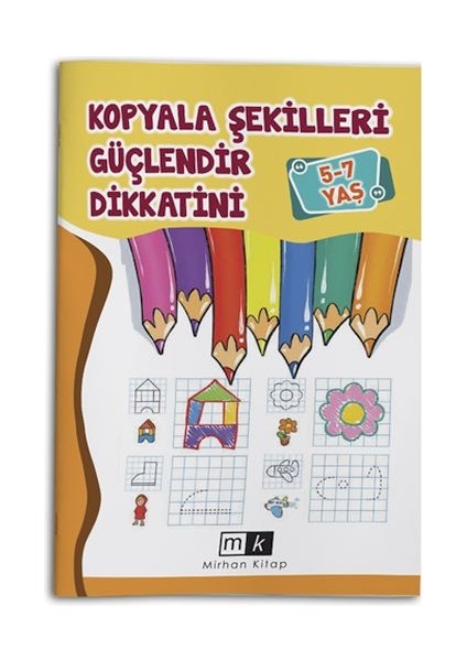Kopyala Şekilleri Güçlendir Dikkatini 5-7 Yaş