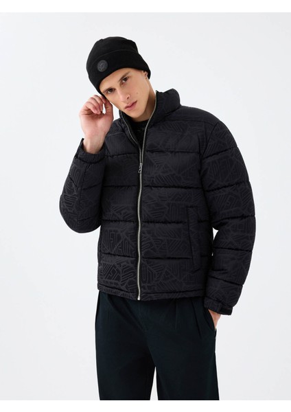 Siyah Erkek Mont LF2041387