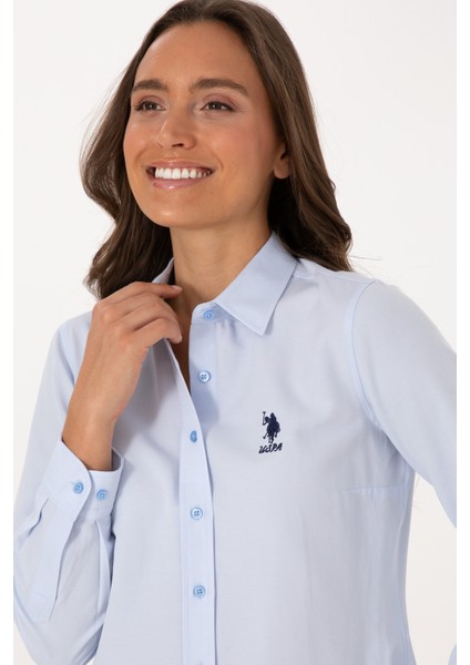 Kadın Açık Mavi Gömlek Basic 50307990-VR003 modelleri