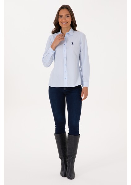 Kadın Açık Mavi Gömlek Basic 50307990-VR003 indirimleri