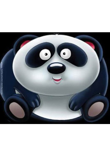 Sevimli Hayvanlar Çıkartmalı Boyama Panda
