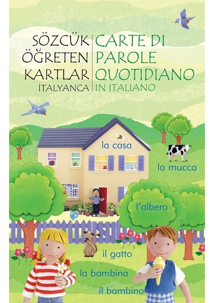 Sözcük Öğreten Kartlar - Italyanca