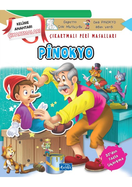 Pinokyo - Çıkartmalı Peri Masalları