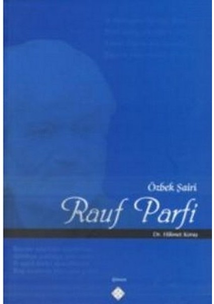 Özbek Şairi Rauf Parfi