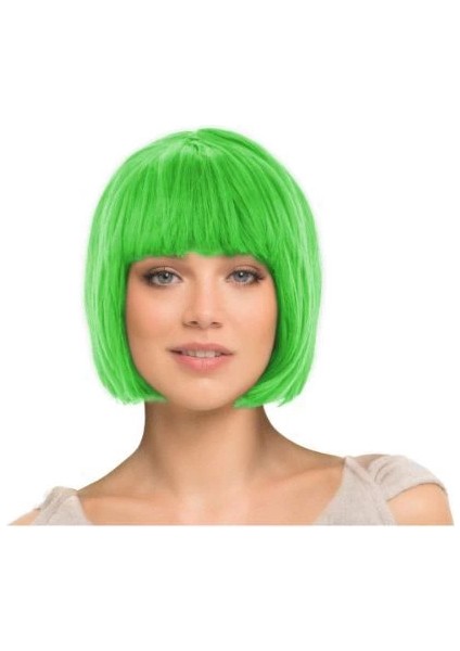 Yeşil Küt Peruk Saç indirimleri