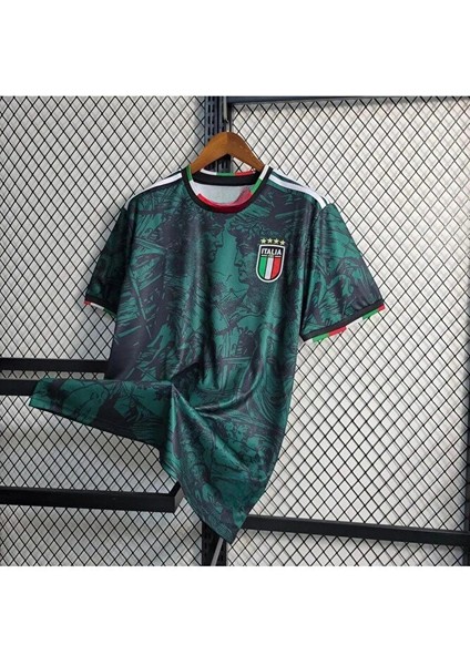 Italya Milli Takım Futbol Forması 23/24 Özel Tasarım Nefes Alan Polyester Halısaha Forması