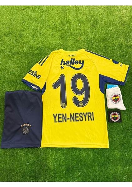 Fenerbahçe 2026 Sezonu Deplasman Sarı # Y.en-Nesryı # Çocuk Forması