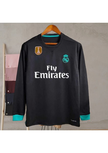 Ronaldo Yeşil Siyah Uzun Kol Retro Forma modelleri