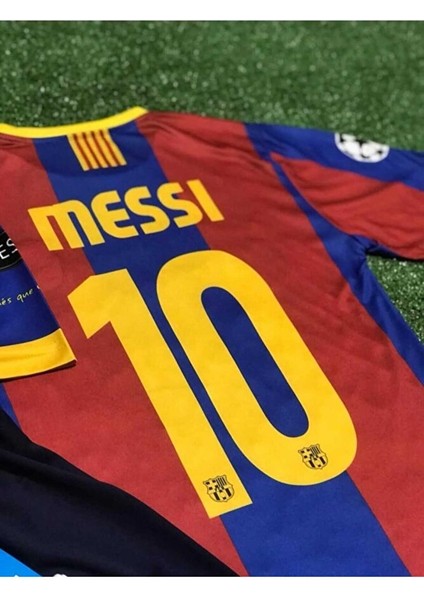 Messi Retro Çocuk Alt Üst Forma 5