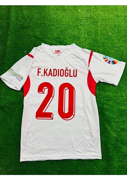 A Milli Takım 2026 Deplasman Beyaz # Ferdi Kadıoğlu # Yetişkin Forması