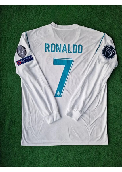 C.ronaldo Retro Uzun Kol Efsane Futbol Forması Nefes Alabilen Terletmez Forma