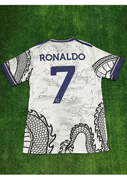 Dragon Ejder Desenli C.ronaldo Özel Tasarlarnmış Yetişkin Futbol Forması Özel Forma Kumaşı indirimleri
