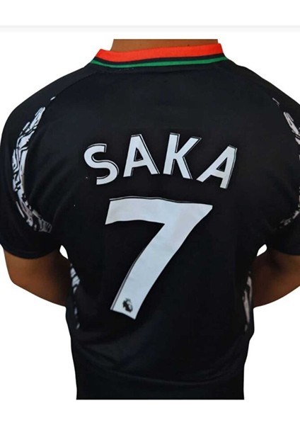 Saka Arse.nal Siyah Yetişkin Forması 8569 fiyatları