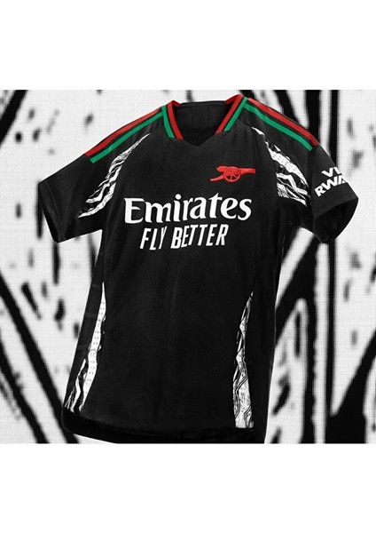 Arsenal 2025 Isimsiz Forma Siyah